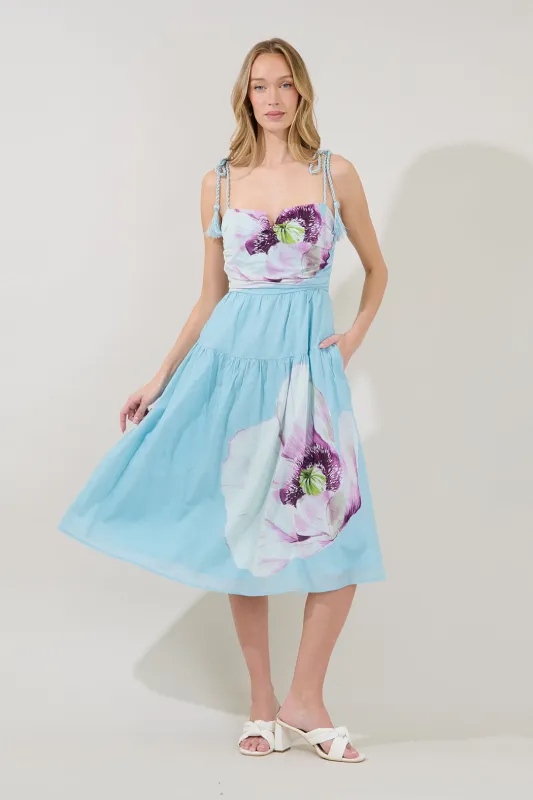Rensie Midi Dress Floral made by Sugarlips