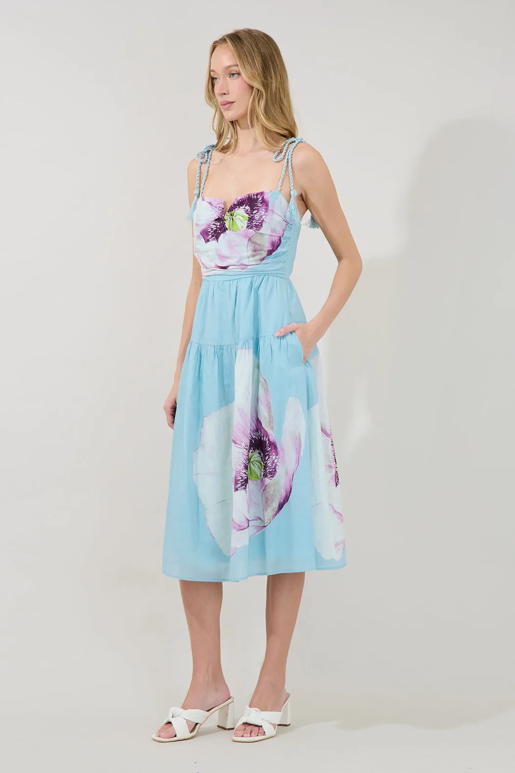 Rensie Midi Dress Floral sold by Sugarlips product image thumbnail 3