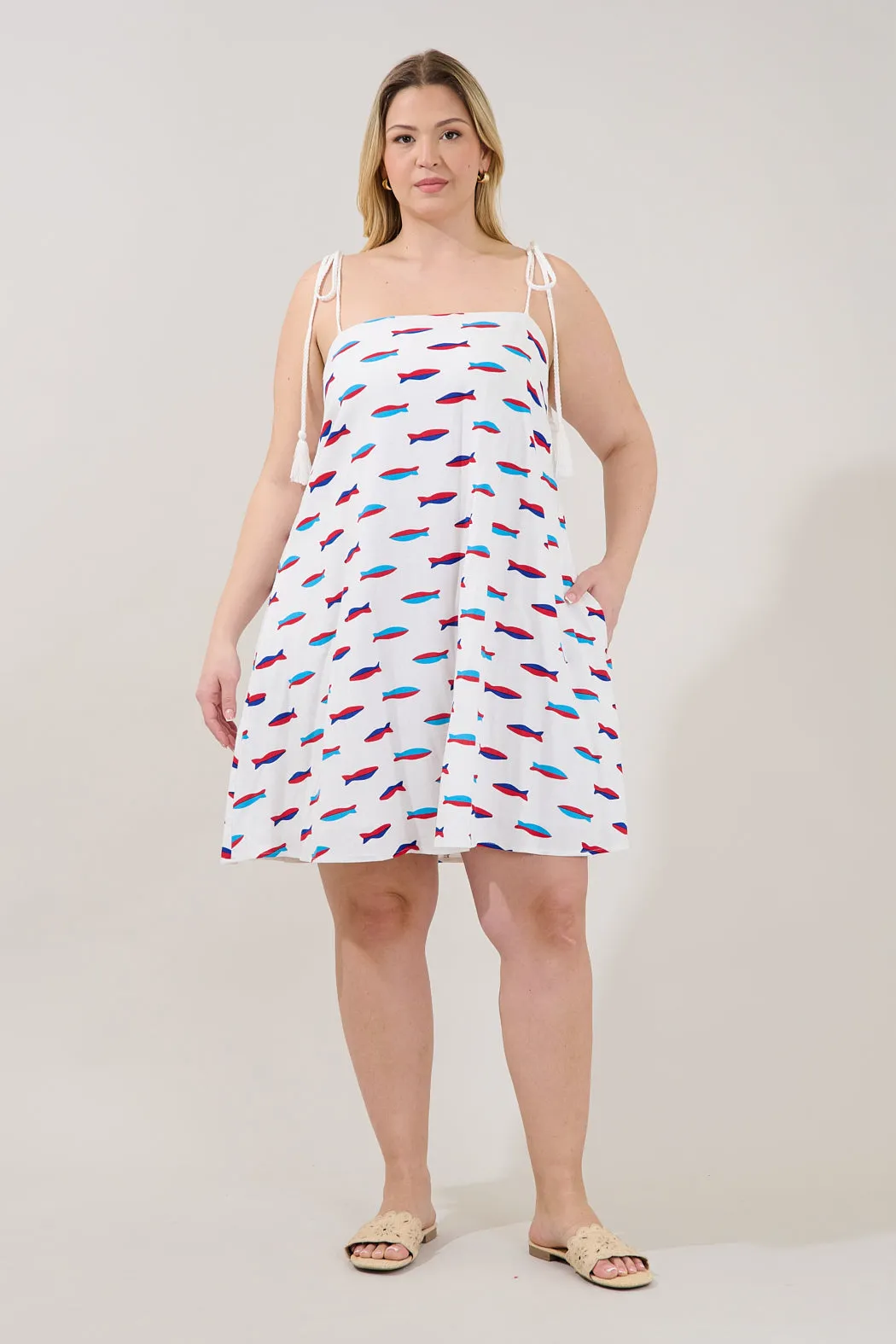 Narissa Shift Dress Fresh Catch Curve sold by Sugarlips product image thumbnail 4