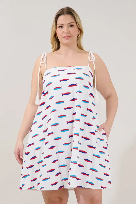 Narissa Shift Dress Fresh Catch Curve made by Sugarlips