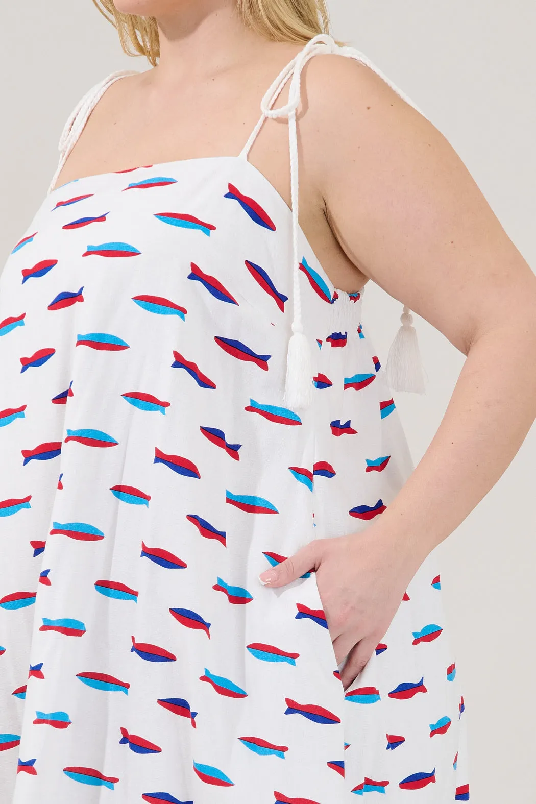 Narissa Shift Dress Fresh Catch Curve sold by Sugarlips product image thumbnail 5