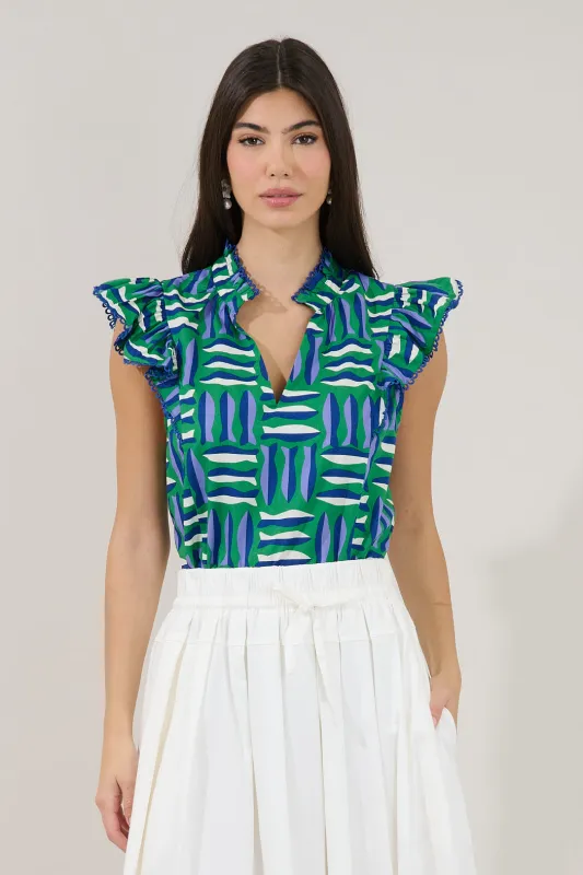Rayen Ruffle Top Marlin made by Sugarlips