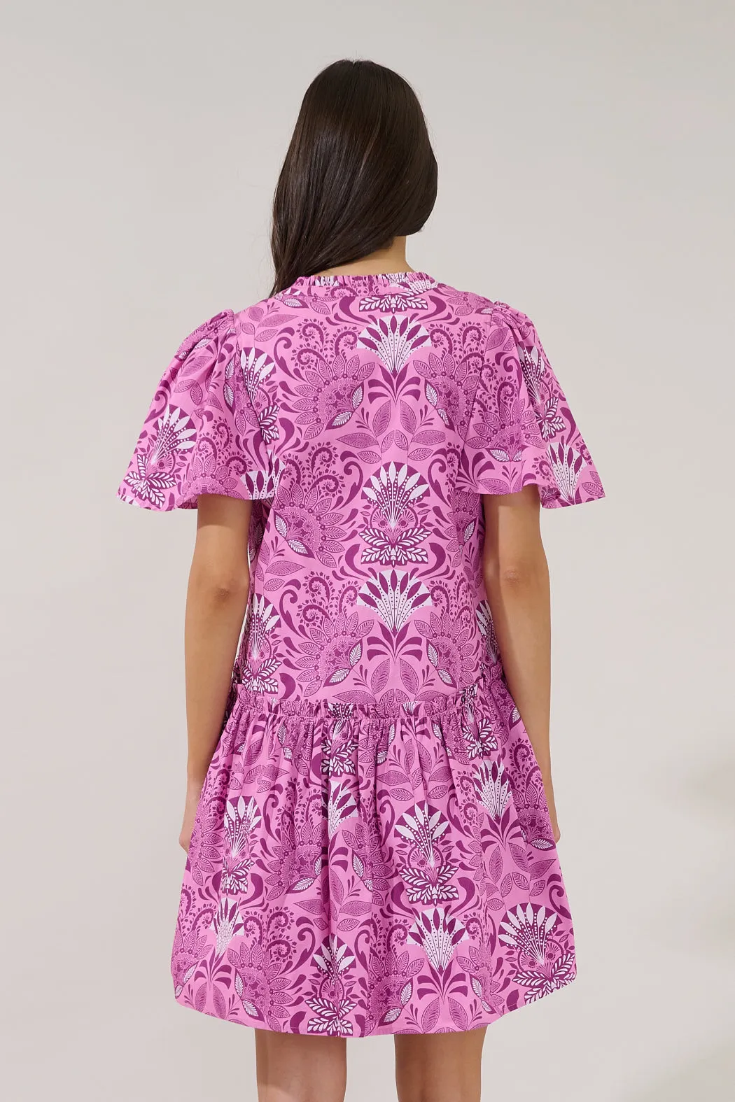 Rock A By Trapeze Mini Dress Floral sold by Sugarlips product image thumbnail 2
