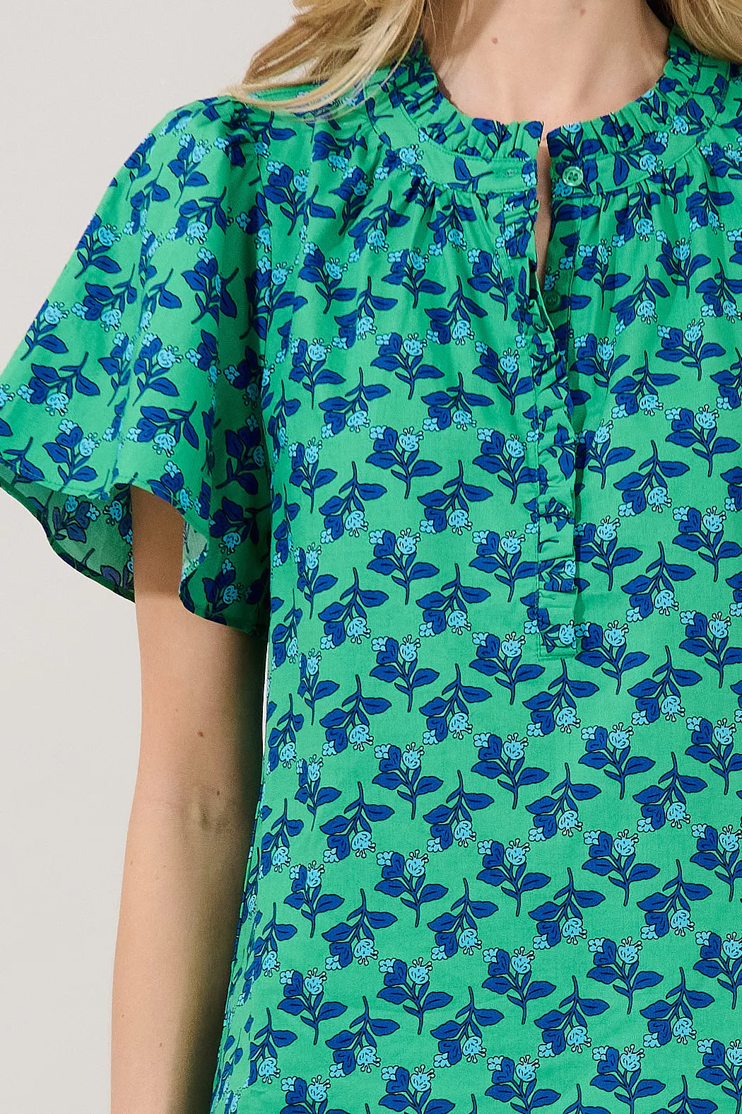 Lily Ruffle Blouse Floral sold by Sugarlips product image thumbnail 5
