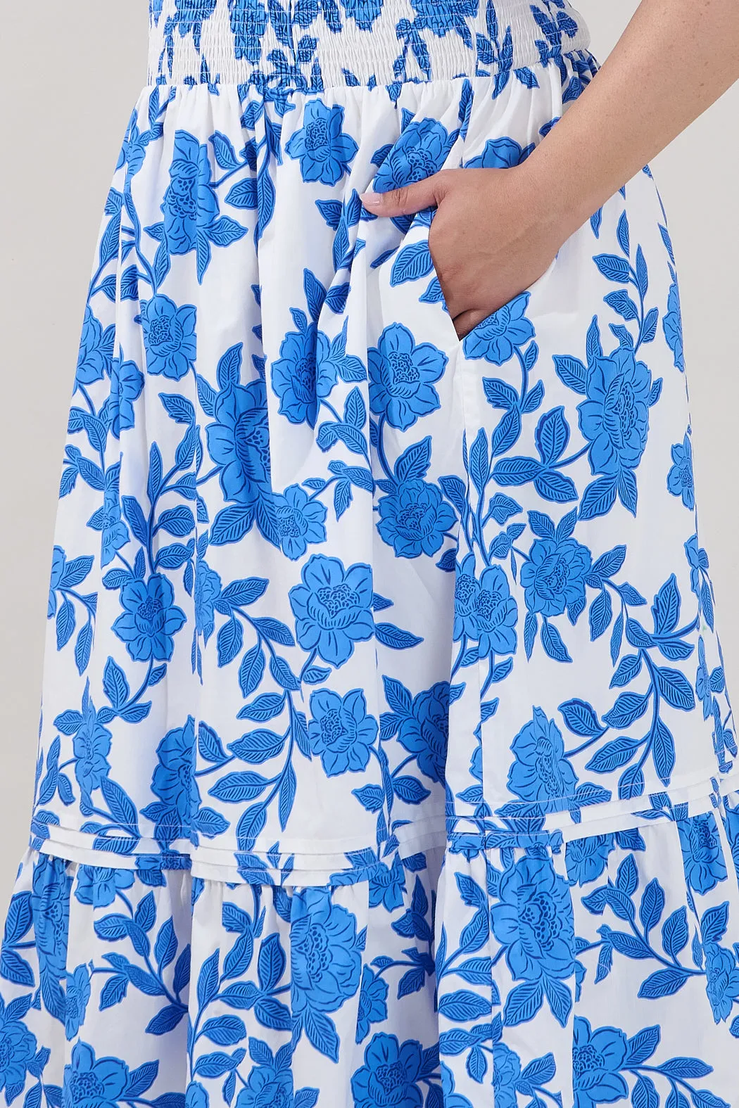 Belraj Poplin Maxi Dress Glantis Floral Curve sold by Sugarlips product image thumbnail 4