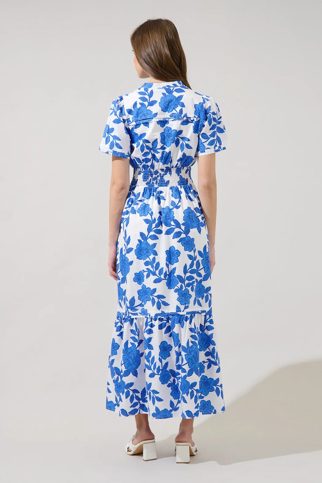 Belraj Poplin Maxi Dress Glantis Floral sold by Sugarlips product image thumbnail 2