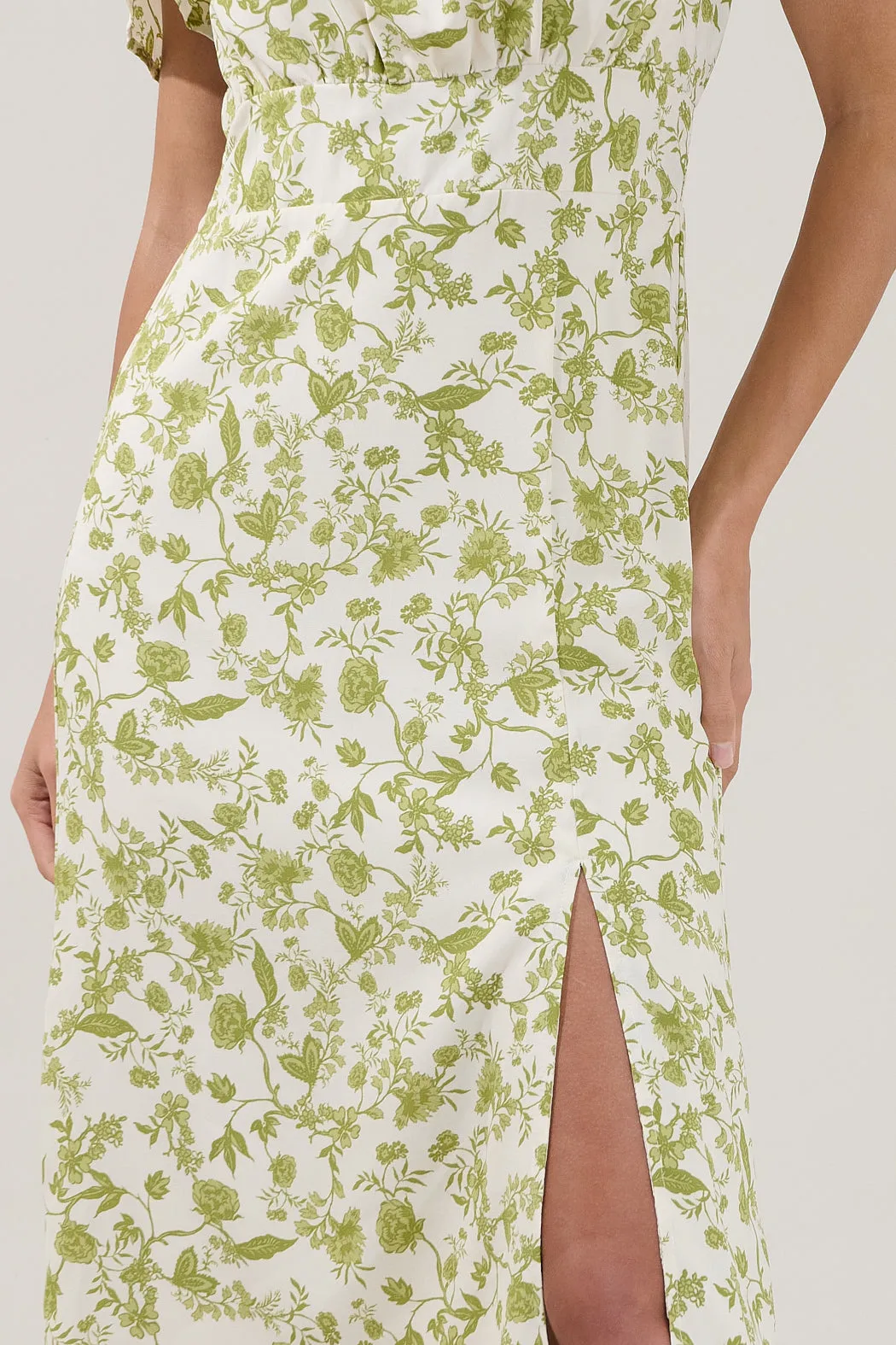 Bloom Midi Dress Floral sold by Sugarlips product image thumbnail 5