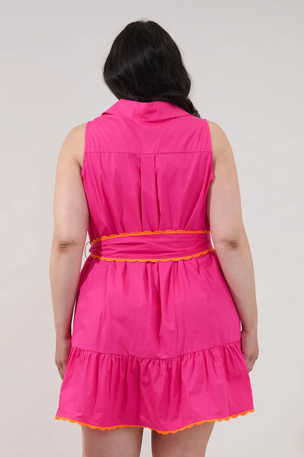 Mariselle Sleeveless Tiered Mini Dress Curve sold by Sugarlips product image thumbnail 2