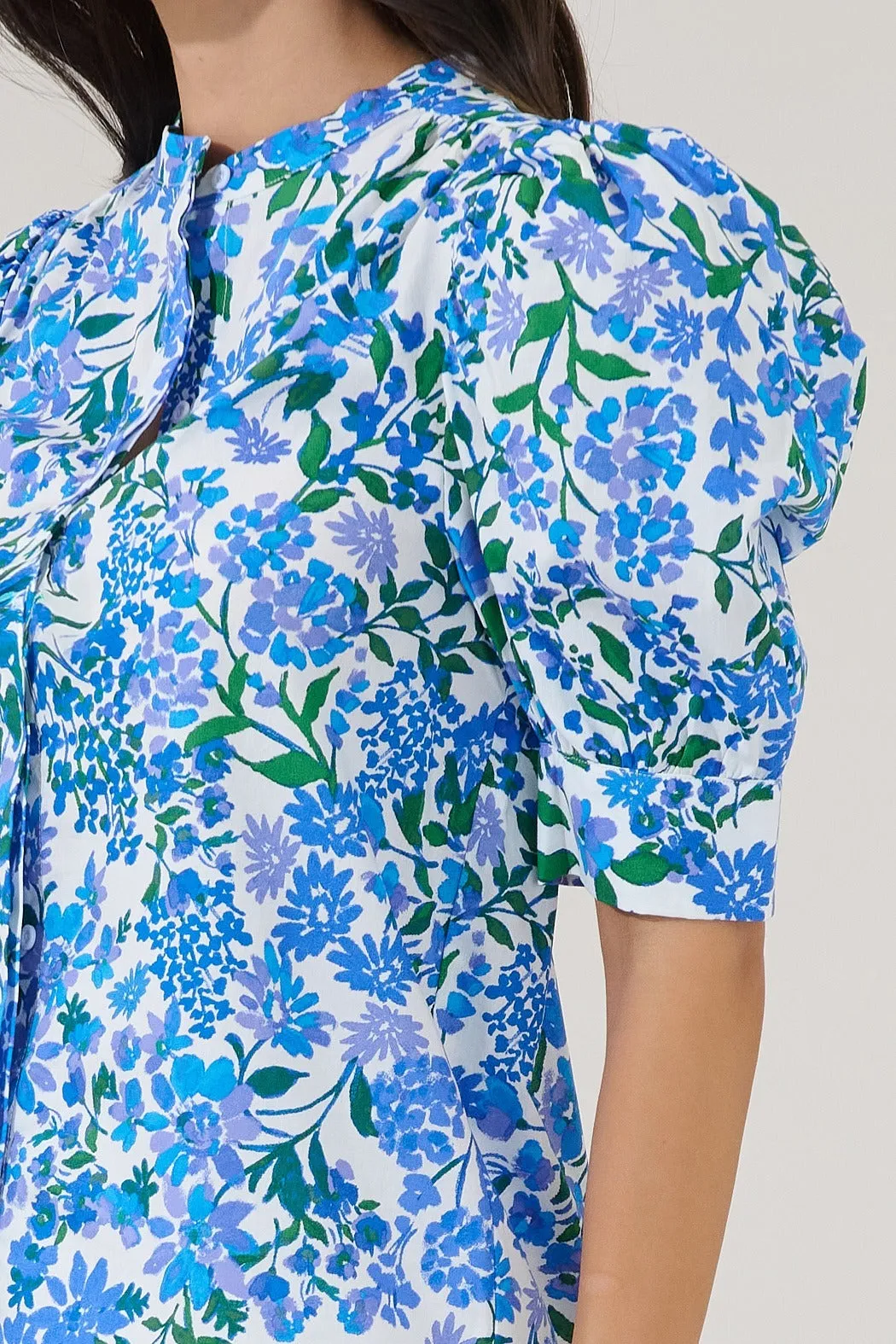 Klina Drape Sleeve Top Floral sold by Sugarlips product image thumbnail 5