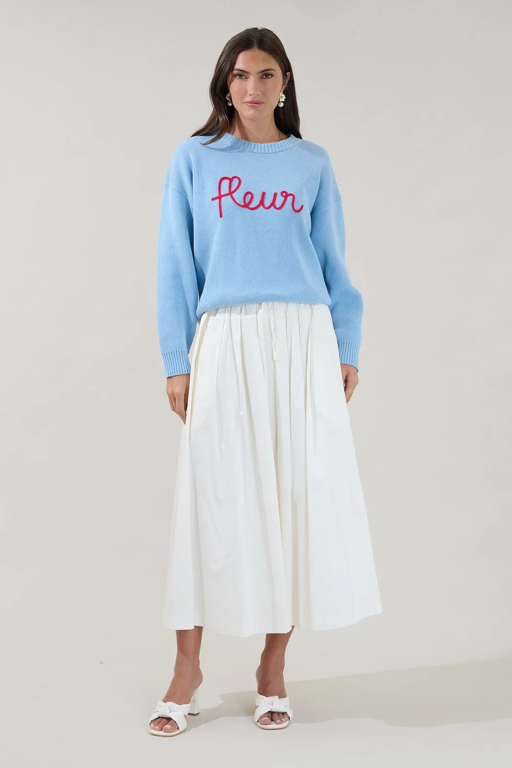 Fleur Crewneck Sweater sold by Sugarlips product image thumbnail 4