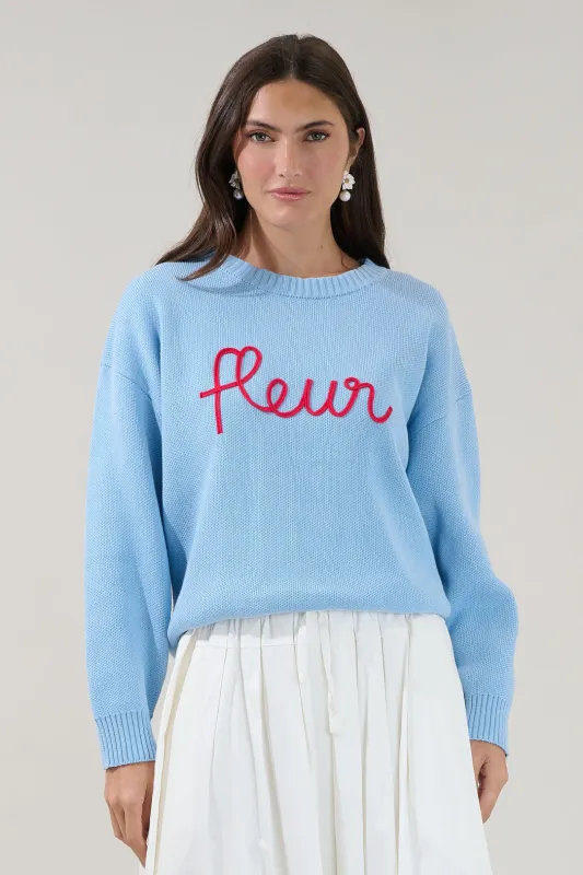 Fleur Crewneck Sweater made by Sugarlips