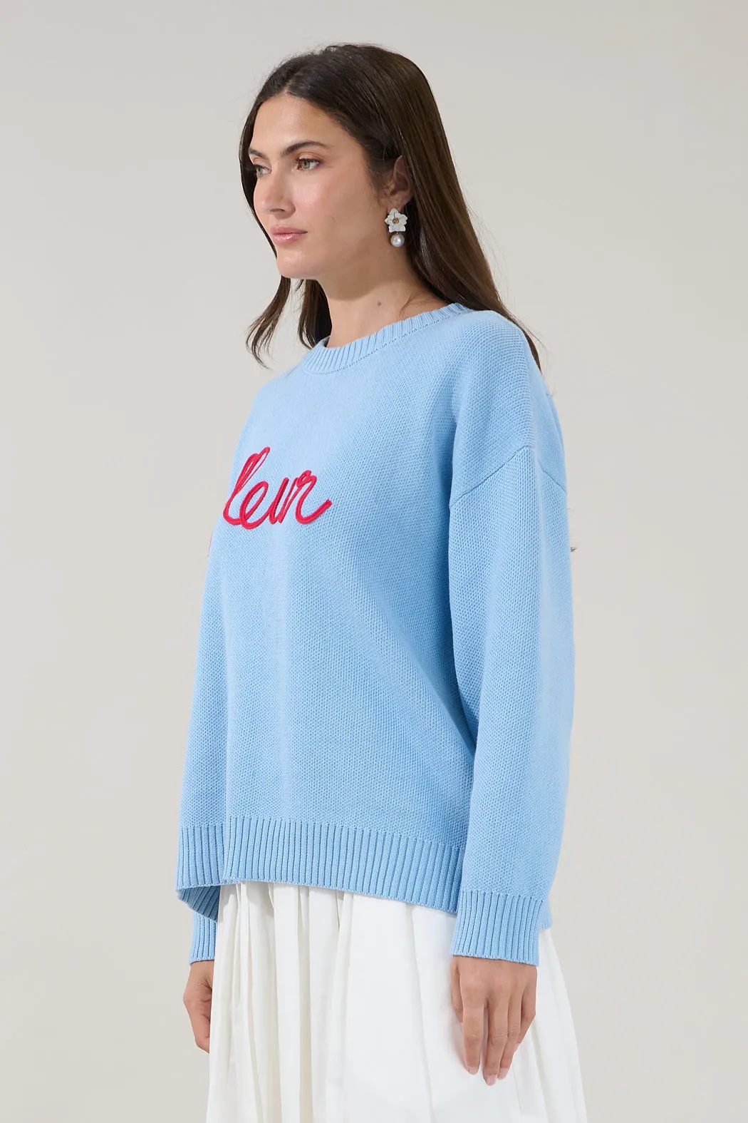 Fleur Crewneck Sweater sold by Sugarlips product image thumbnail 3
