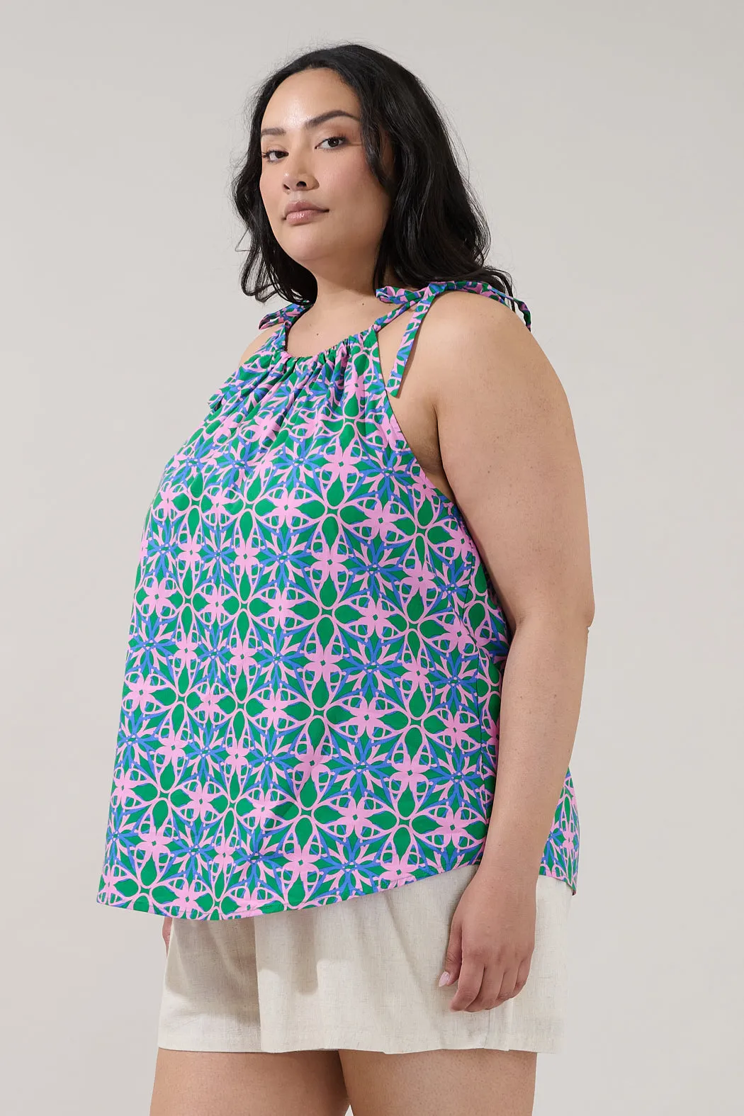 Marra Sleeveless Top Geo Curve sold by Sugarlips product image thumbnail 3