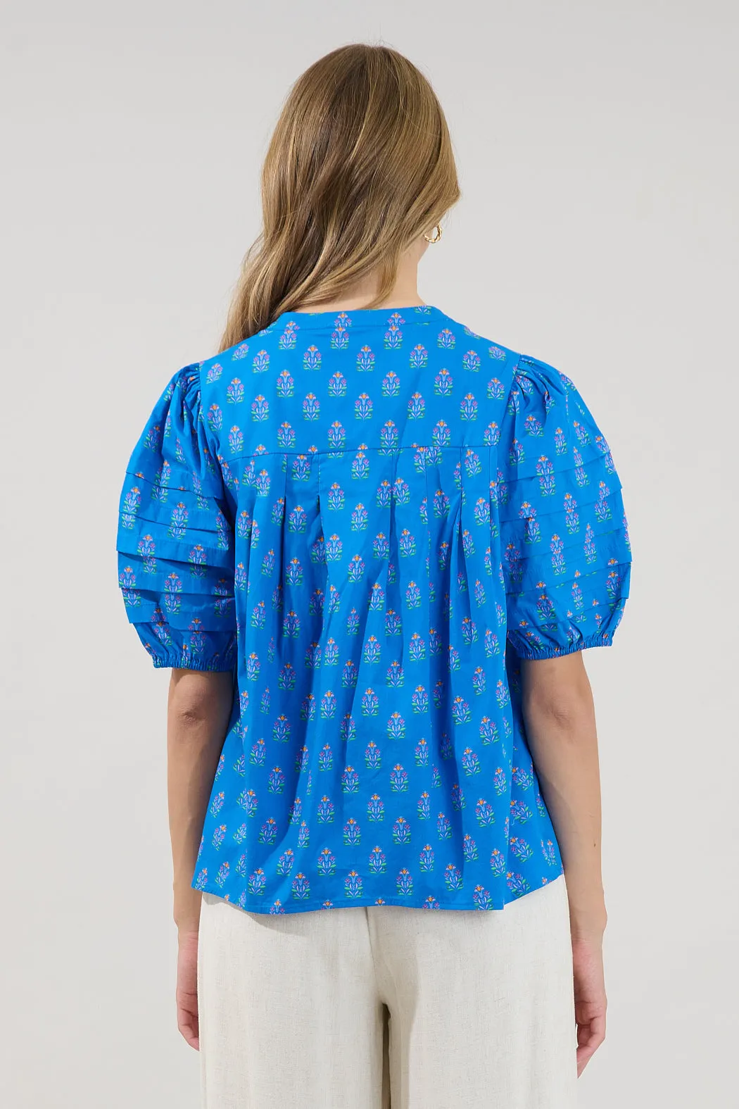 Court Button Down Top Raidy Floral sold by Sugarlips product image thumbnail 2