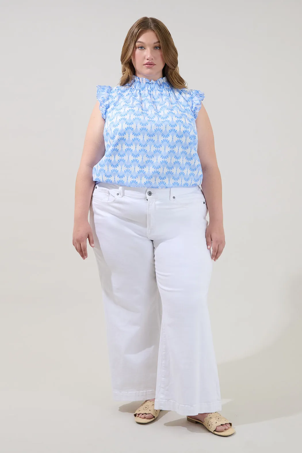 Zoie Ruffle Top Mosaic Curve sold by Sugarlips product image thumbnail 4