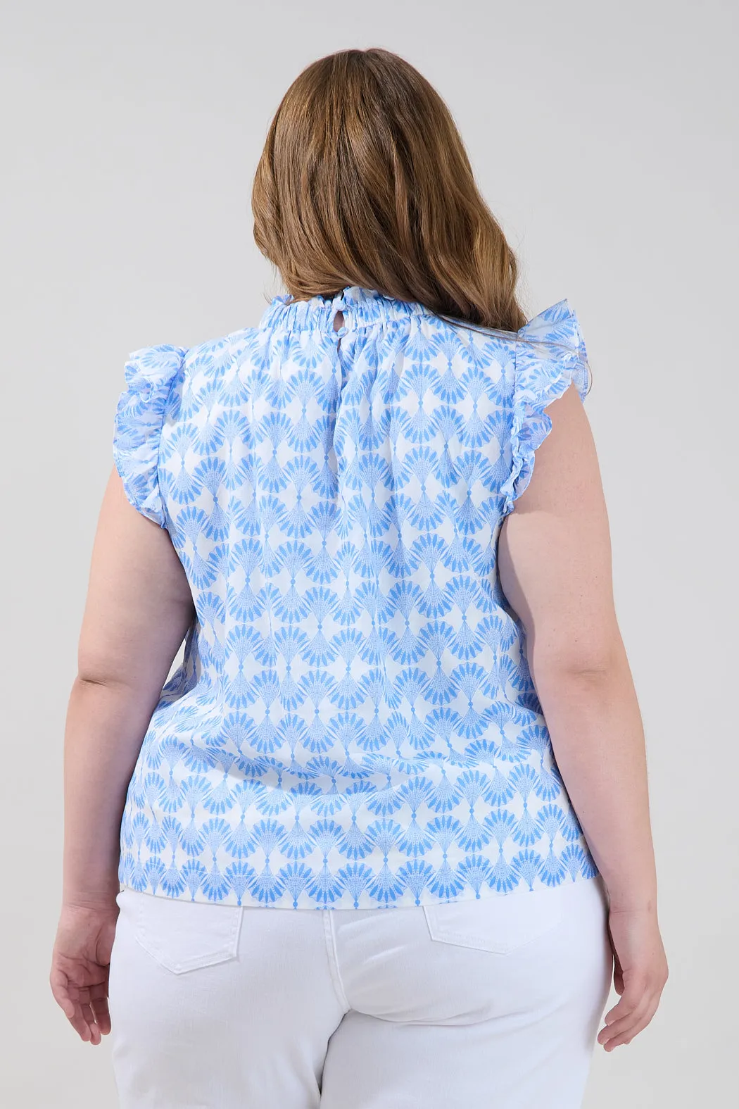Zoie Ruffle Top Mosaic Curve sold by Sugarlips product image thumbnail 2