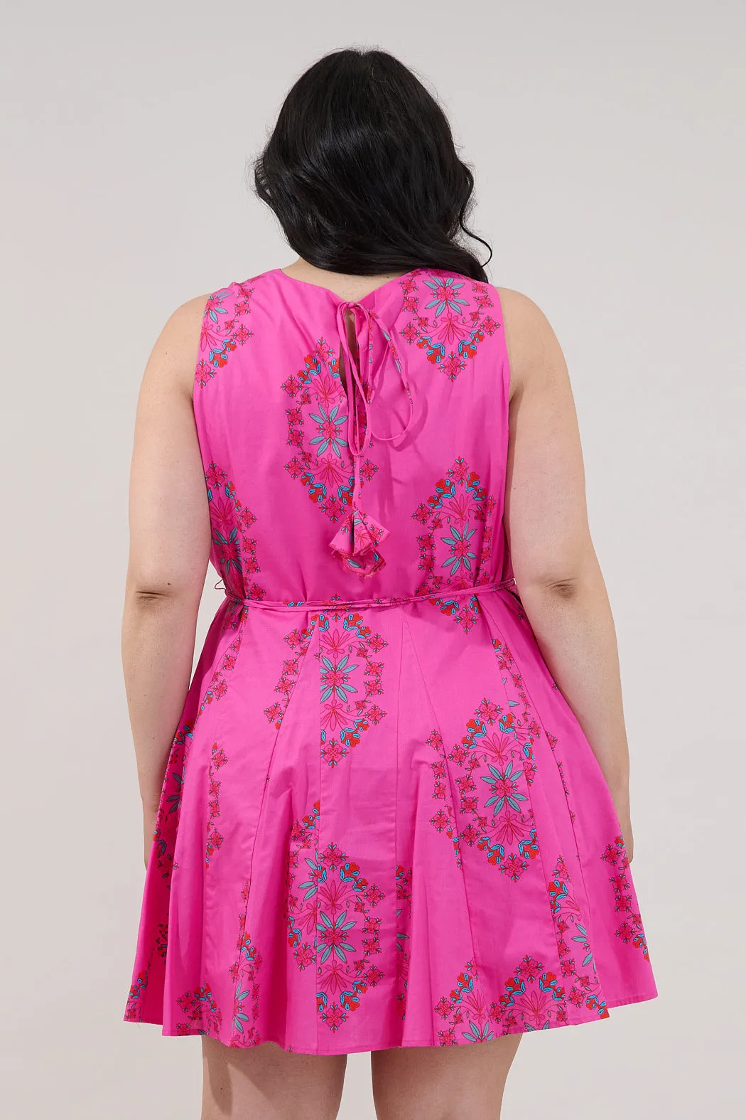 Merily Godet Mini Dress Casria Floral Curve sold by Sugarlips product image thumbnail 2