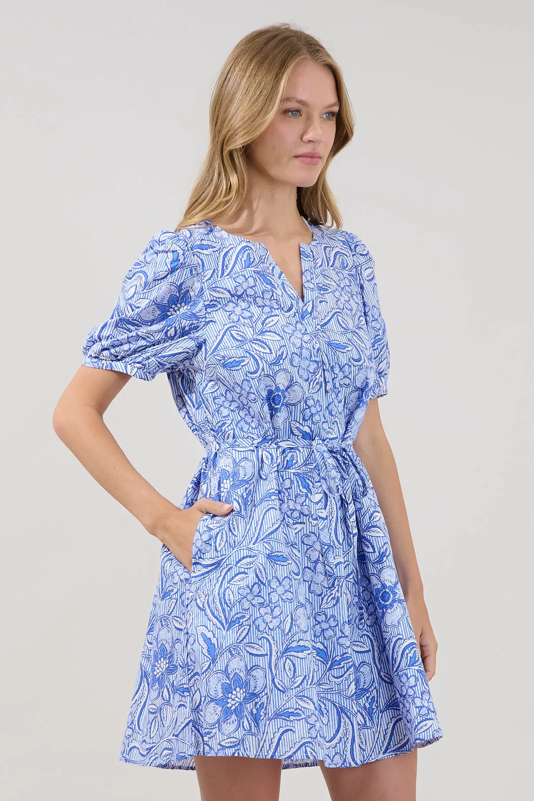 Hally A-line Mini Dress Floral sold by Sugarlips product image thumbnail 5