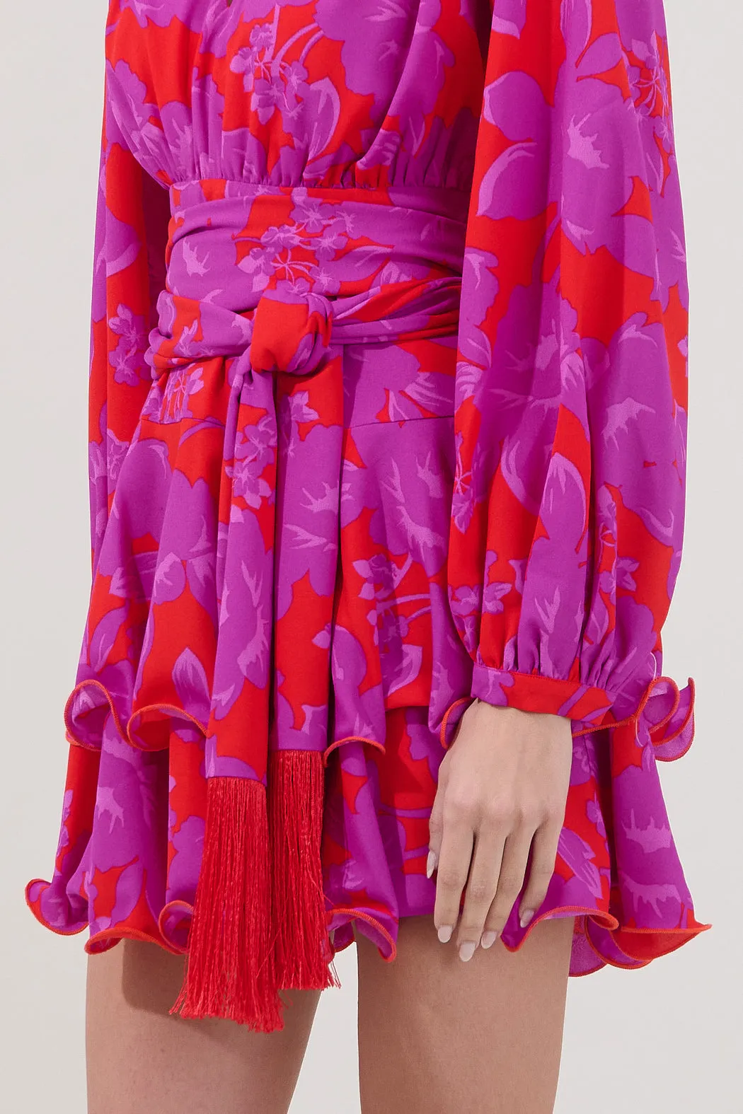 Kery Tiered Mini Dress Sandrie Floral sold by Sugarlips product image thumbnail 5