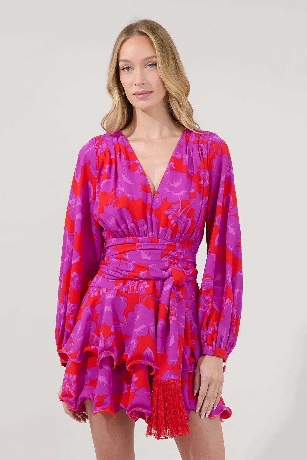 Kery Tiered Mini Dress Sandrie Floral sold by Sugarlips