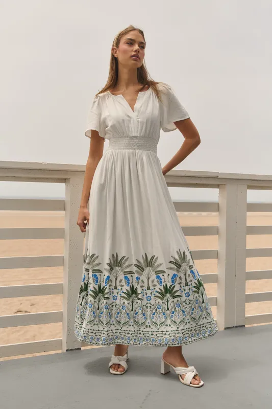 Palmer Maxi Dress Senara Floral made by Sugarlips