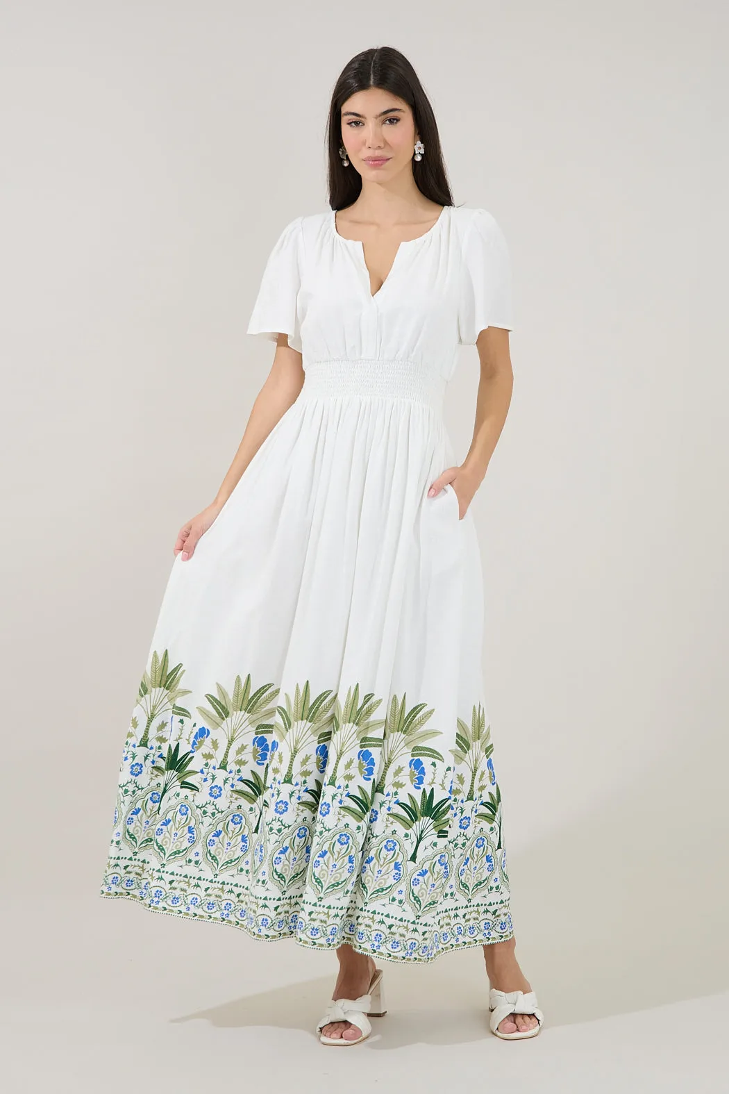 Palmer Maxi Dress Senara Floral sold by Sugarlips product image thumbnail 2