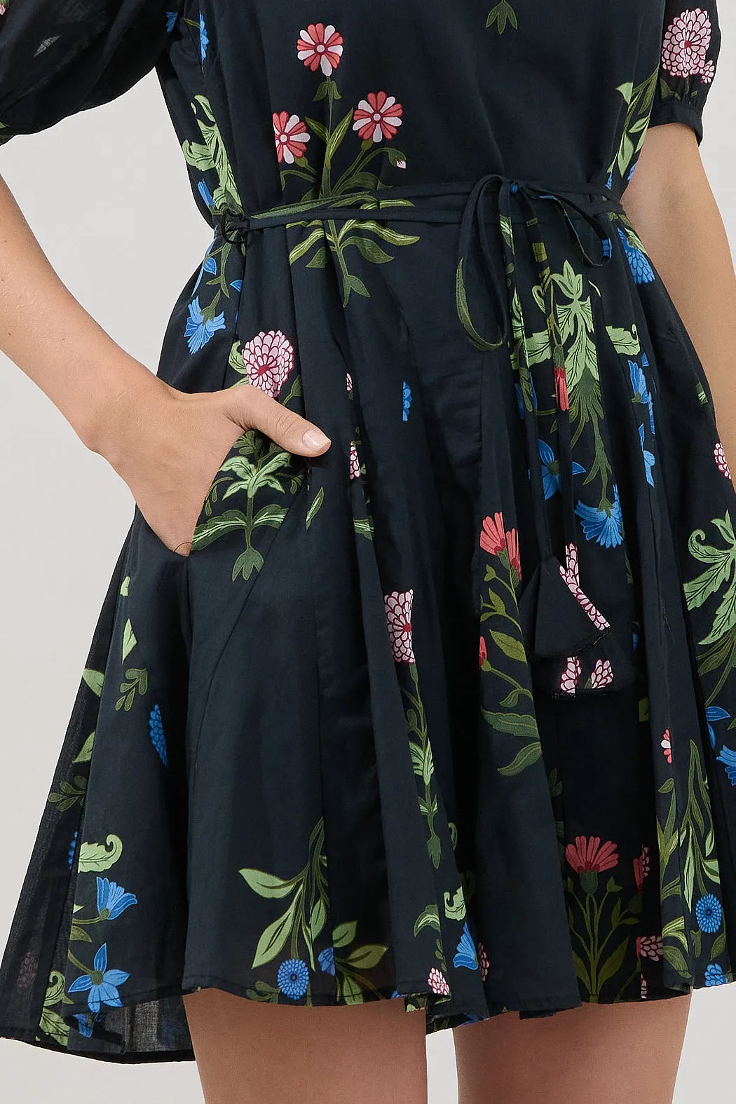 Deliah Godet Mini Dress Denory Floral sold by Sugarlips product image thumbnail 5