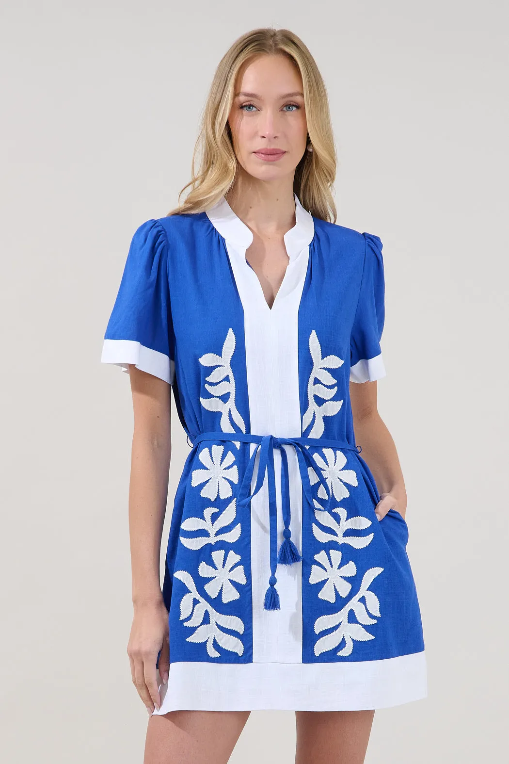 Patras Contrast Mini Dress sold by Sugarlips product image thumbnail 2