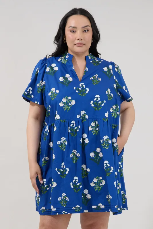 Requis Shift Mini Dress Floral Curve made by Sugarlips