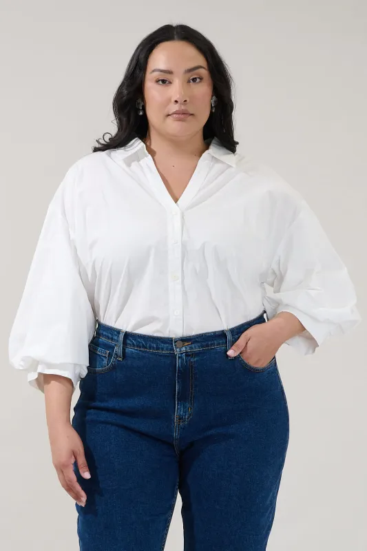 Chalet Button Down Top Curve made by Sugarlips