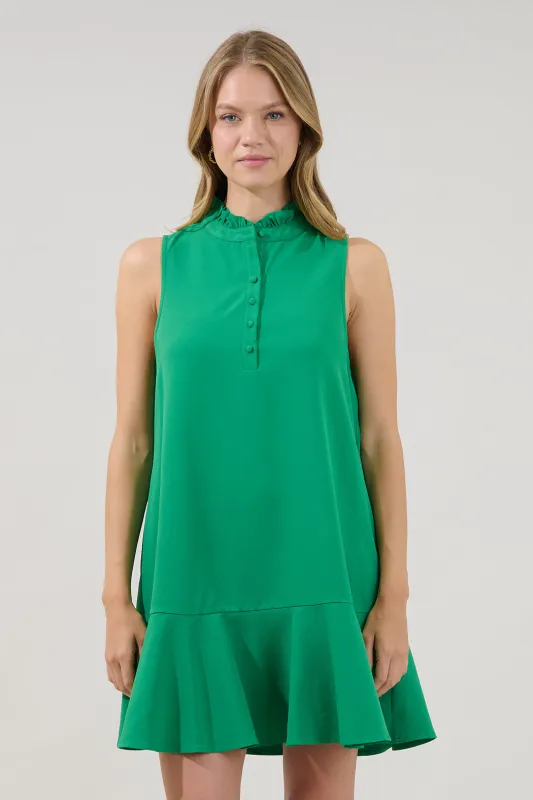 Alyssa Sleeveless Shift Mini Dress made by Sugarlips