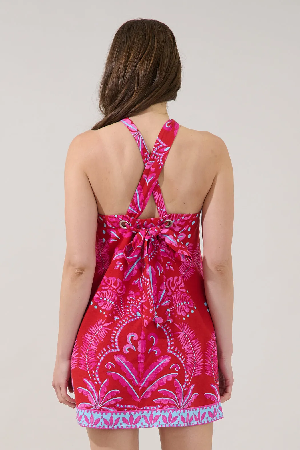 Amory Halter Mini Dress Cabana sold by Sugarlips product image thumbnail 3