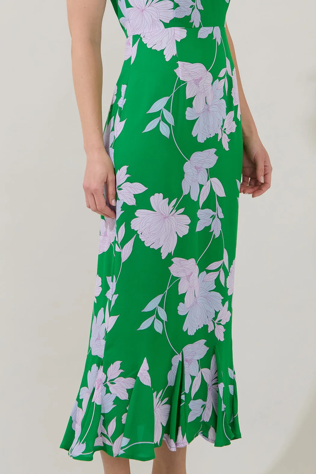 Judtih Flare Midi Dress Merla Floral sold by Sugarlips product image thumbnail 4
