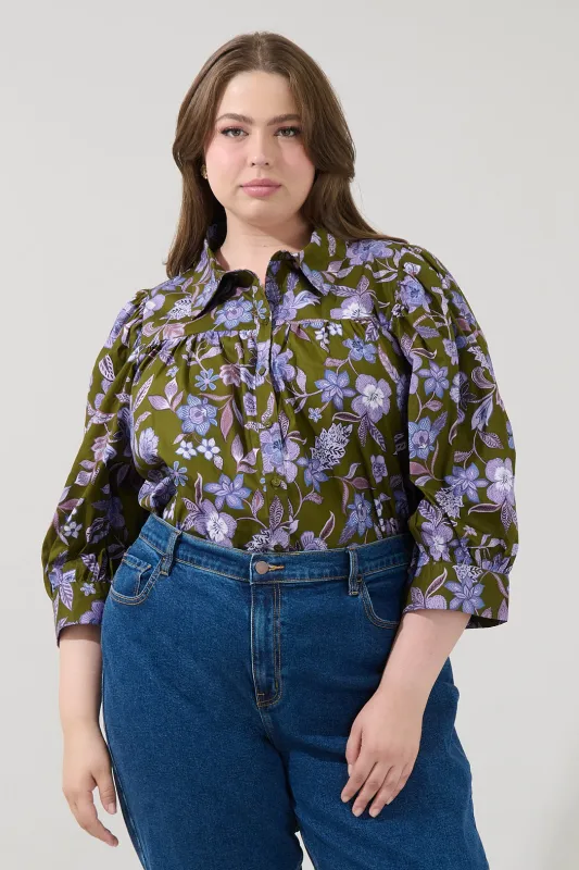 Fae Button Down Top Reverie Curve made by Sugarlips