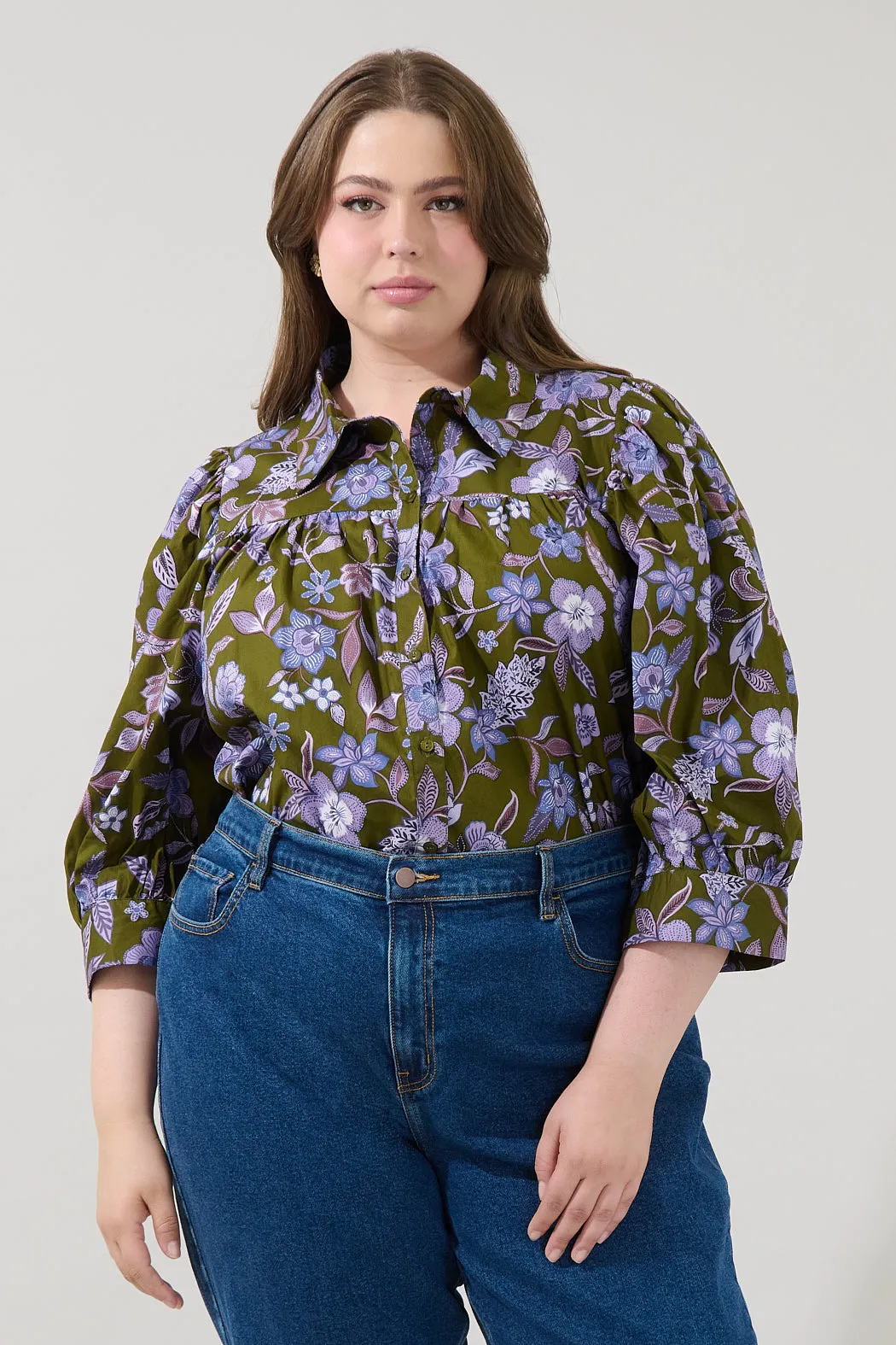 Fae Button Down Top Reverie Curve sold by Sugarlips
