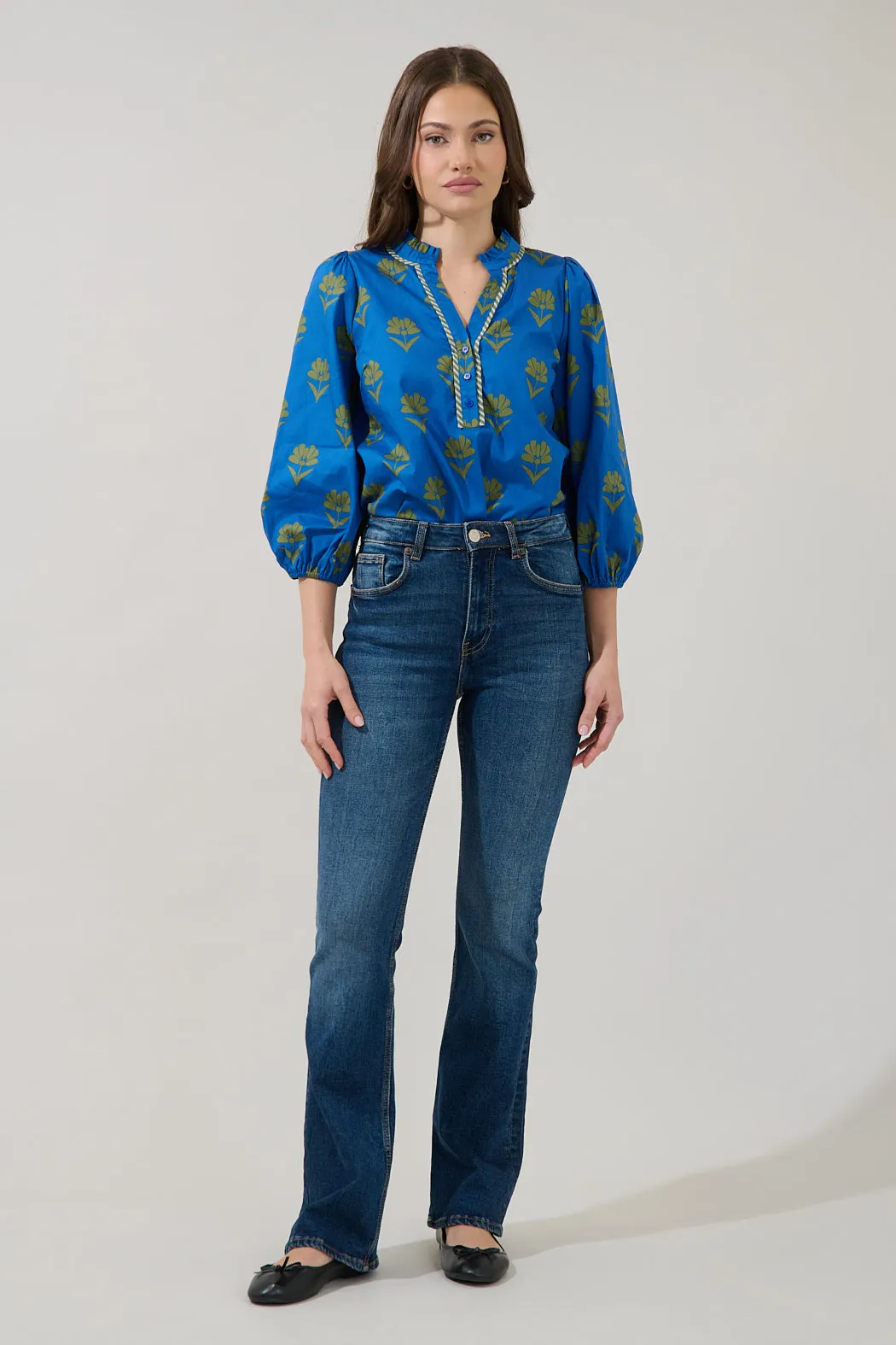 Robin Long Sleeve Top Countryside sold by Sugarlips product image thumbnail 4