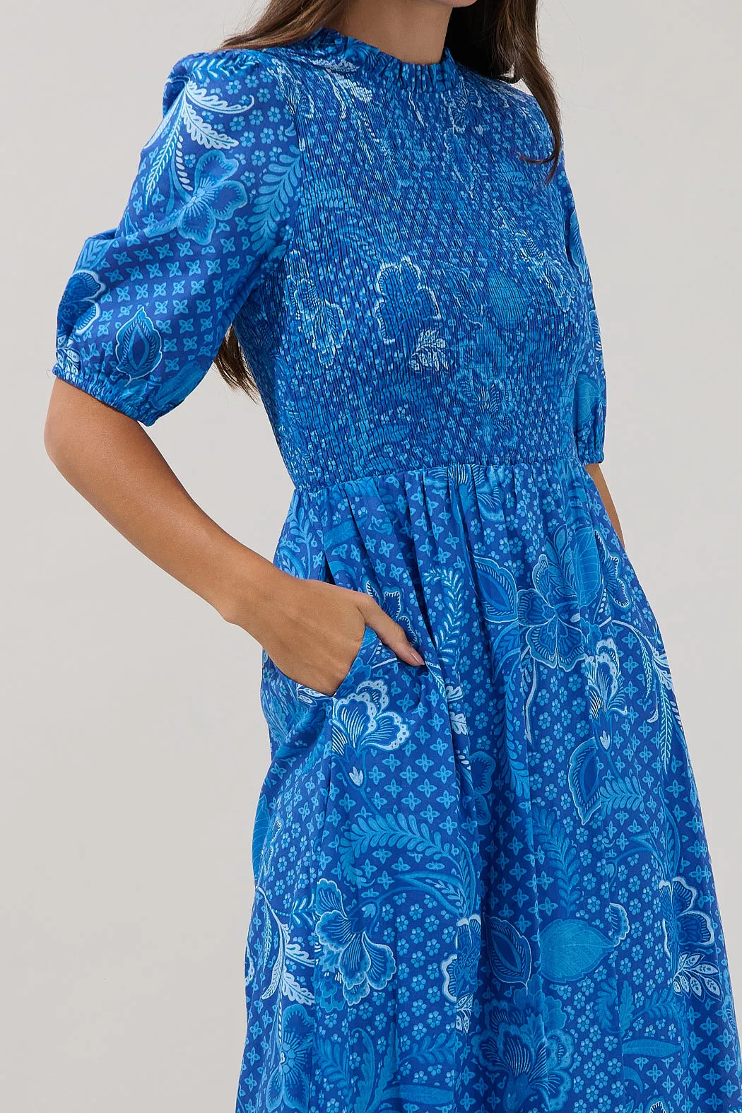 Bermy Smocked Maxi Dress Moonlit sold by Sugarlips product image thumbnail 4