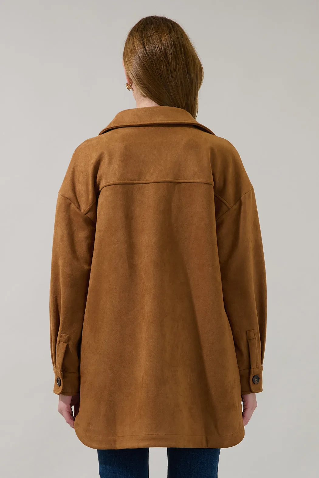 Deniva Oversized Jacket Suede sold by Sugarlips product image thumbnail 2