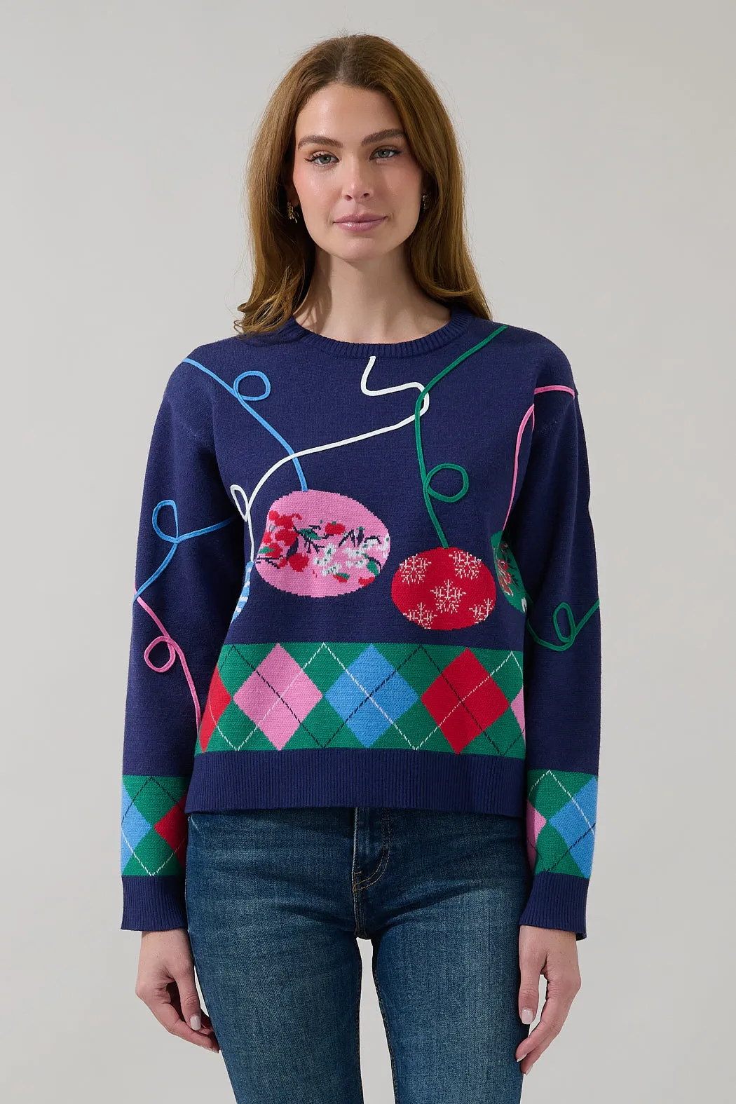 Deck The Halls Long Sleeve Sweater sold by Sugarlips