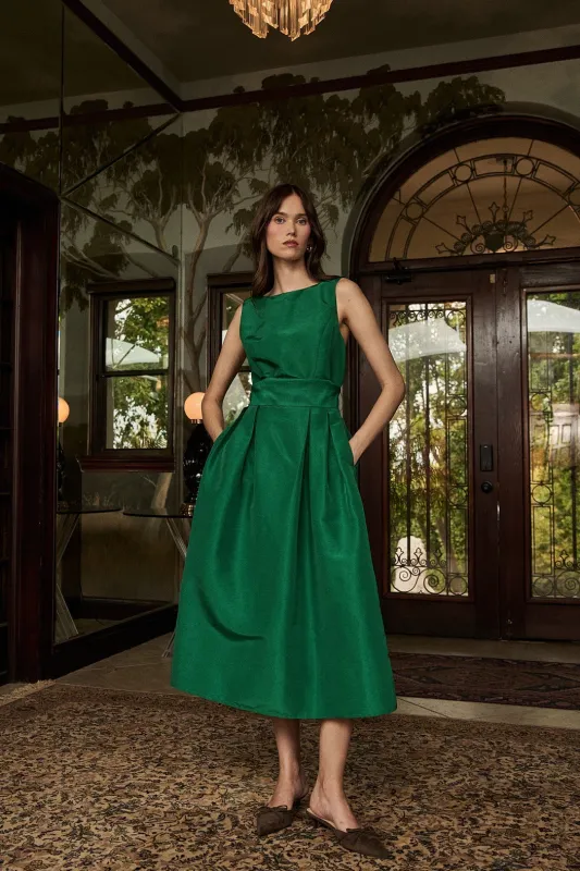 Meina Godet Midi Dress made by Sugarlips