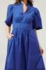 Camden Poplin Midi Dress sold by Sugarlips
