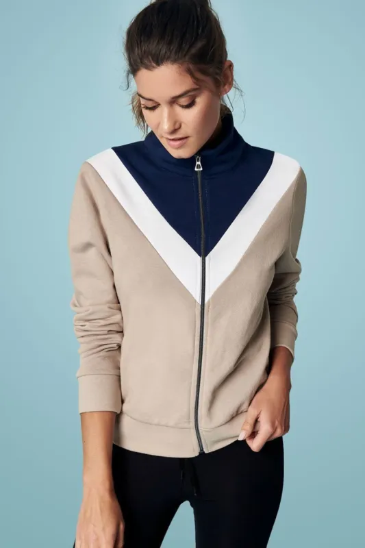 Off Duty Chevron Jacket sold by Sugarlips