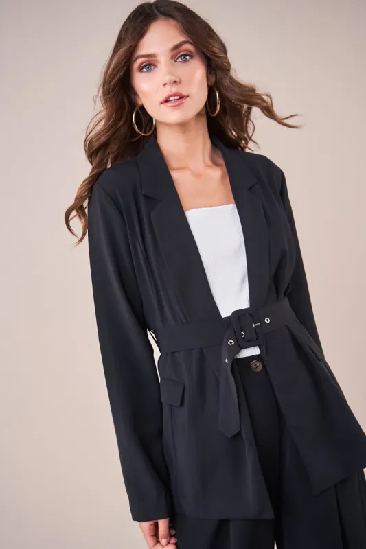 Kinsley Belted Blazer sold by Sugarlips