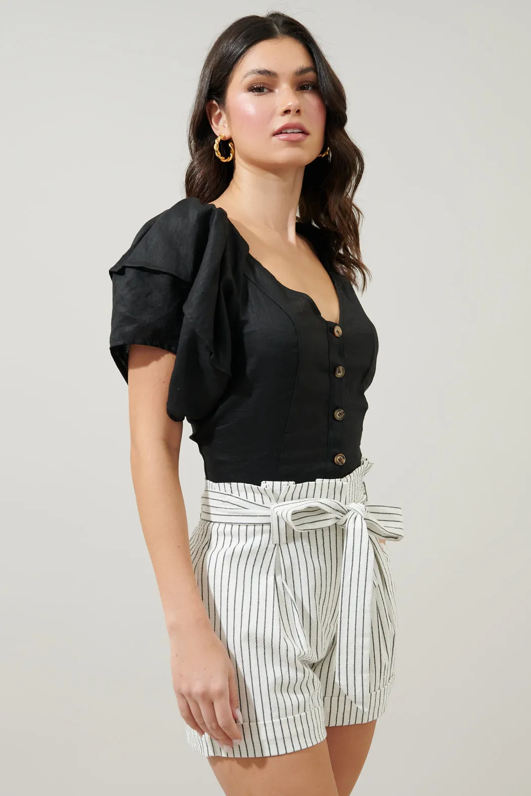 Mirabelle Puff Sleeve Top sold by Sugarlips product image thumbnail 3