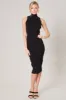 Kieran Ribbed Knit Turtleneck Sweater Dress sold by Sugarlips