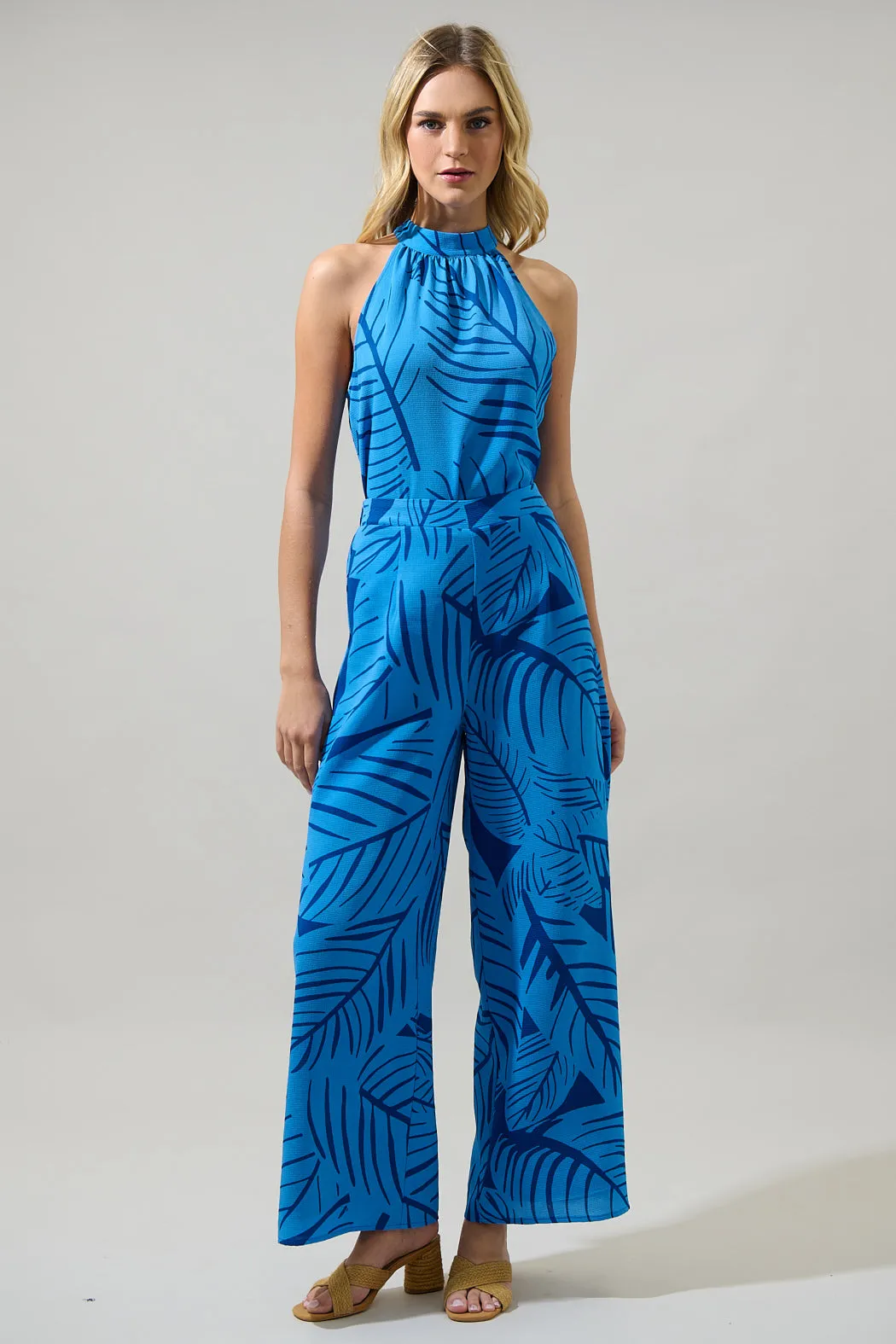 Maia Tropics Elena Floral Wide Leg Pants sold by Sugarlips product image thumbnail 4