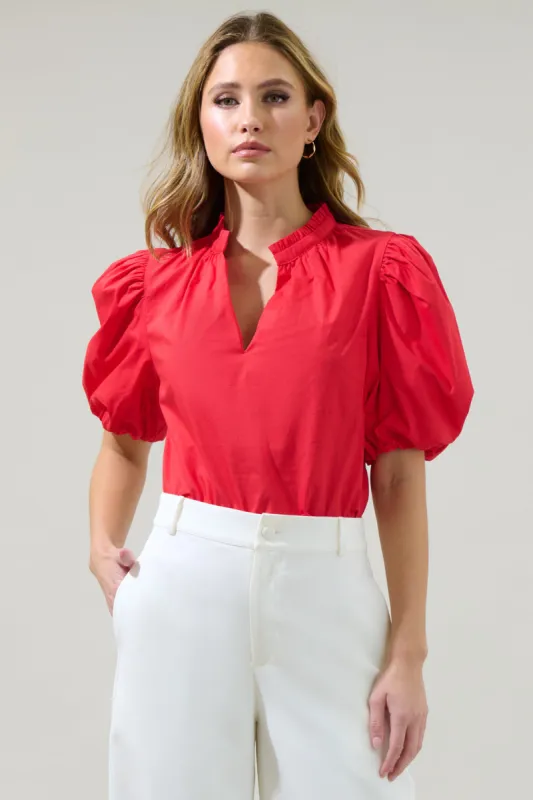 Damar Gretna Ruffle Top sold by Sugarlips