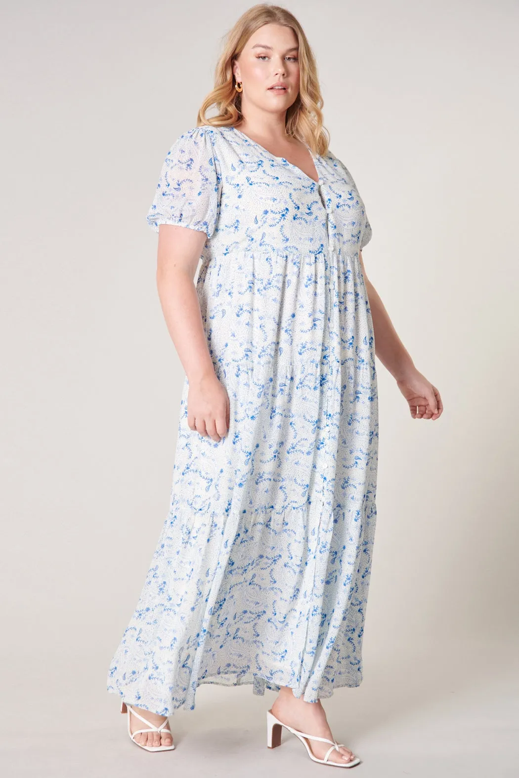 Corinna Paisley Maxi Dress Curve sold by Sugarlips product image thumbnail 3
