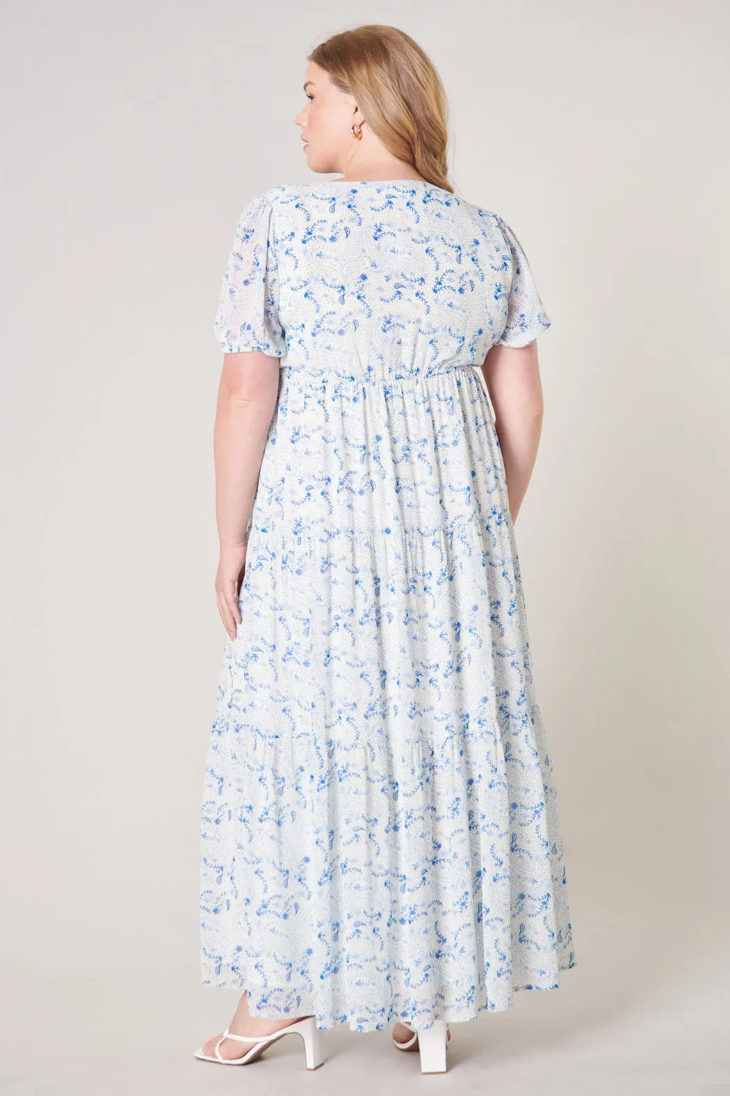 Corinna Paisley Maxi Dress Curve sold by Sugarlips product image thumbnail 2