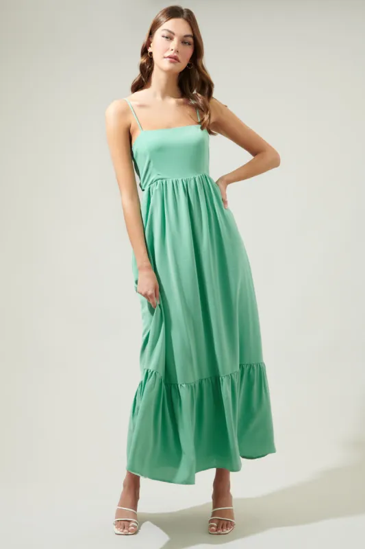 Delany Tie Back Maxi Dress made by Sugarlips